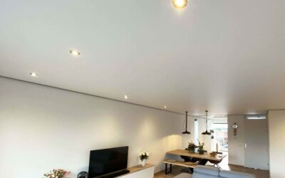 Een nieuw plafond zonder troep in huis…
